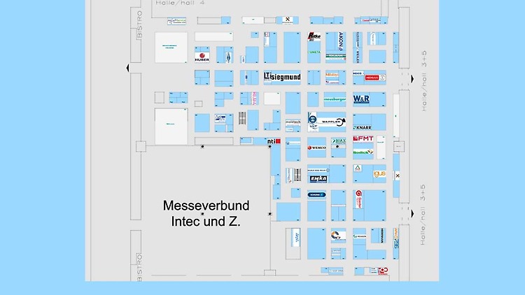 Intec und Z: Hallenplan 2024